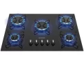 Cooktop 5 Bocas Mondial a Gás GLP Preto – CTG-02