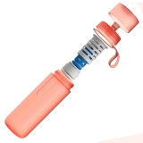 Garrafa de Água Philips Gozero Active, 590ml, com Filtro, Rosa – AWP2712RDR