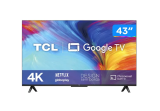 Smart TV 43” 4K LED TCL 43P635 VA Wi-Fi – Bluetooth HDR Google Assistente 3 HDMI 1 USB