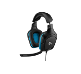 Headset Gamer Logitech G432 7.1 Dolby Surround para PC, PlayStation, Xbox e Nintendo Switch, Preto/Azul