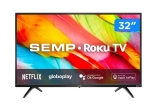 Smart TV 32” HD LED Semp R6500 Wi-Fi – Bluetooth 3 HDMI 1 USB