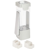 Dispensador de açúcar indispensável Zevro ‘N More, Silver/Chrome, Pack of 1, 1