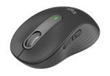 Mouse Sem Fio Logitech Signature M650 com Design de Tamanho Compacto, Clique Silencioso, Botões Laterais Personalizáveis, Conexão USB e Bluetooth – Grafite