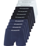 Kit 10 Cuecas Boxer Microfibra, Duomo, Masculino