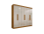 Guarda-Roupa Casal Malibu 6 PT Imbuia e Off White – Rufato