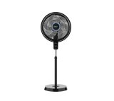 Ventilador de coluna Oster OVTR880 preto com 6 pás cor cinza, 40 cm de diâmetro 220 V