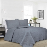 Colcha Casal Camesa Ilusion Geo em Poliéster 150 Fios 3 Peças