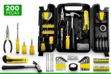 Jogo maleta ferramentas 200 peças manuais profissional completa – TITANIUM