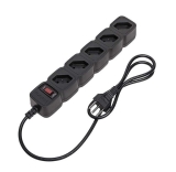 intelbras FILTRO DE LINHA C/ 5 TOMADAS EPE 205 PT 4824201, Preto