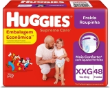 Huggies Supreme Care – Fralda, Roupinha XXG, 48 fraldas