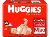 Fralda Huggies Supreme Care – Tam. M 5,5 a 9,5kg 80 Unidades