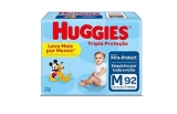 Fralda Huggies Tripla Proteção M – 92 Fraldas