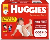 HUGGIES Fralda Supreme Care XXG – 140 fraldas
