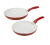 Conjunto de frigideiras 2 peças 22cm e 28cm revestimento cerâmico Sensations vermelha – Classic Home