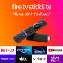 Fire TV Stick Lite Amazon com Alexa e Controle Remoto Full HD – 2ª Geração