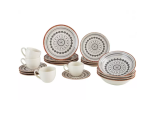 Aparelho de Jantar Chá 20 Peças Haus Cerâmica – Redondo Soho Tribal