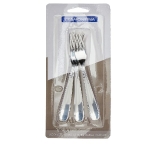 Conjunto De Garfos Para Sobremesa Aço Inox 3 Pç Tramontina Inox