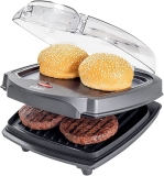 Grill Elétrico Oster Burguer 2 em 1 com Estufa, 220V, 1000W, OGRL500