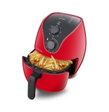 Fritadeira Elétrica Air Fryer 4L 127V 1500W com Grade Vermelha Multilaser – CE083