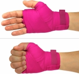 Bandagem Elástica Muvin 3 Metros Com Fechamento em Fecho de Contato e Alça Para Polegar – Atadura de Proteção Para Mãos e Punhos – Faixa de Boxe – Muay Thai – MMA – Artes Marciais – Treino – Unissex – Várias Cores