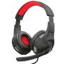 Headset Gamer Trust GXT 307 Ravu, Drivers 40mm, Preto/Vermelho – 22450