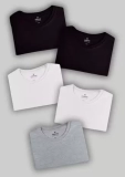 Kit Com 5 Camisetas Femininas Básicas – Hering