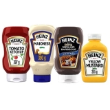 Burguer Kit Heinz Ketchup Tradicional 397g + Maionese 390g