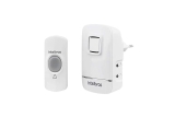 Campainha Eletrônica Sem Fio com Bateria CIB 100 Branco Intelbras