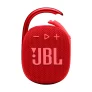 Caixa de Som JBL Clip4 Vermelho Bluetooth 5.1 IP67 À Prova d’água e poeira, USB, Mosquetão Integrado, Bateria de até 10h