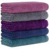 Jogo de Toalha Banho Lisboa Verde 5 Peças – Casa & Conforto By Buddemeyer