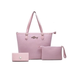 Kit Bolsa Feminina Tipo Sacola + Necessaire + Carteira Willibags