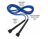 Corda de Pular Muvin Basics Tamanho Ajustável em PVC – Corda de Saltos Com Velocidade Para Treino Funcional – Exercícios – Cross Training – Academia – Tamanho Máximo 3,15 Metros – Várias Cores