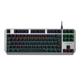 Teclado Mecânico Gamer Kross Randgrid TKL Rainbow, USB, Switch Azul, ABNT2, Metal – KE-KG125