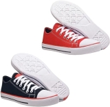 Kit 2 Pares Tênis Feminino Casual Hot Stars Classic Cano Baixo