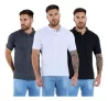 Kit 3 Camisa Camiseta Polo Masculina Social Slim Blusa
