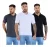 Kit 3 Camisa Camiseta Polo Masculina Social Slim Blusa