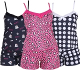 Kit 3 Baby Doll Suplex Sublimado