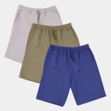 Kit Bermuda Burn Básica Masculina C/ 3 Peças