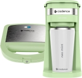 Kit Cadence Neo Mint Cafeteira e Sanduicheira – 127V