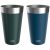 Copo Térmico Kup – Kit 2 copos, Verde e Azul, Sem Tampa, 473ml – HTCAC010