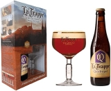 Kit La Trappe Quadruppel – 1 gfa 330 ml + 1 taça 250 ml La Trappe 330Ml