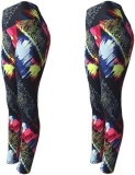 KIT 2 Leggings Fitness Suplex Lisa ou Estampada