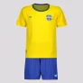Kit Infantil Super Bolla Copinha Brasil Amarelo