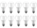 Kit Lâmpadas LED 10 Unidades Branca E27 9W – 6500K Elgin Bulbo A60