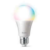 Lâmpada Smart Elgin Smart Color 10W RGB, WiFi, Modelo Bulbo, Compatível com Alexa e Google Assistent, Bivolt – 48BLEDWIFI00