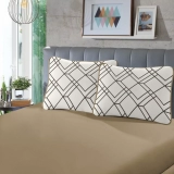 Lençol 3 Pçs Queen Padrão Elástico Malha 100% Algodão