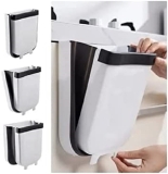 Lixeira Extensível Retrátil Cozinha Banheiro Pia Carro Clink (Branco com Preto)