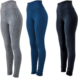 KIT 3 Leggings Montaria Suplex Cós Alto