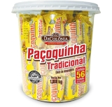 Paçoca Rolha Tradicional Pote C/56 Un Dacolonia