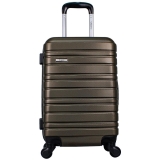 Mala de Bordo Yins Brasil YS21066CH com Rodas Giro 360° em ABS 20 – Champanhe